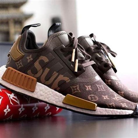 The Supreme x Louis Vuitton x adidas NMD R1 Custom Kicks